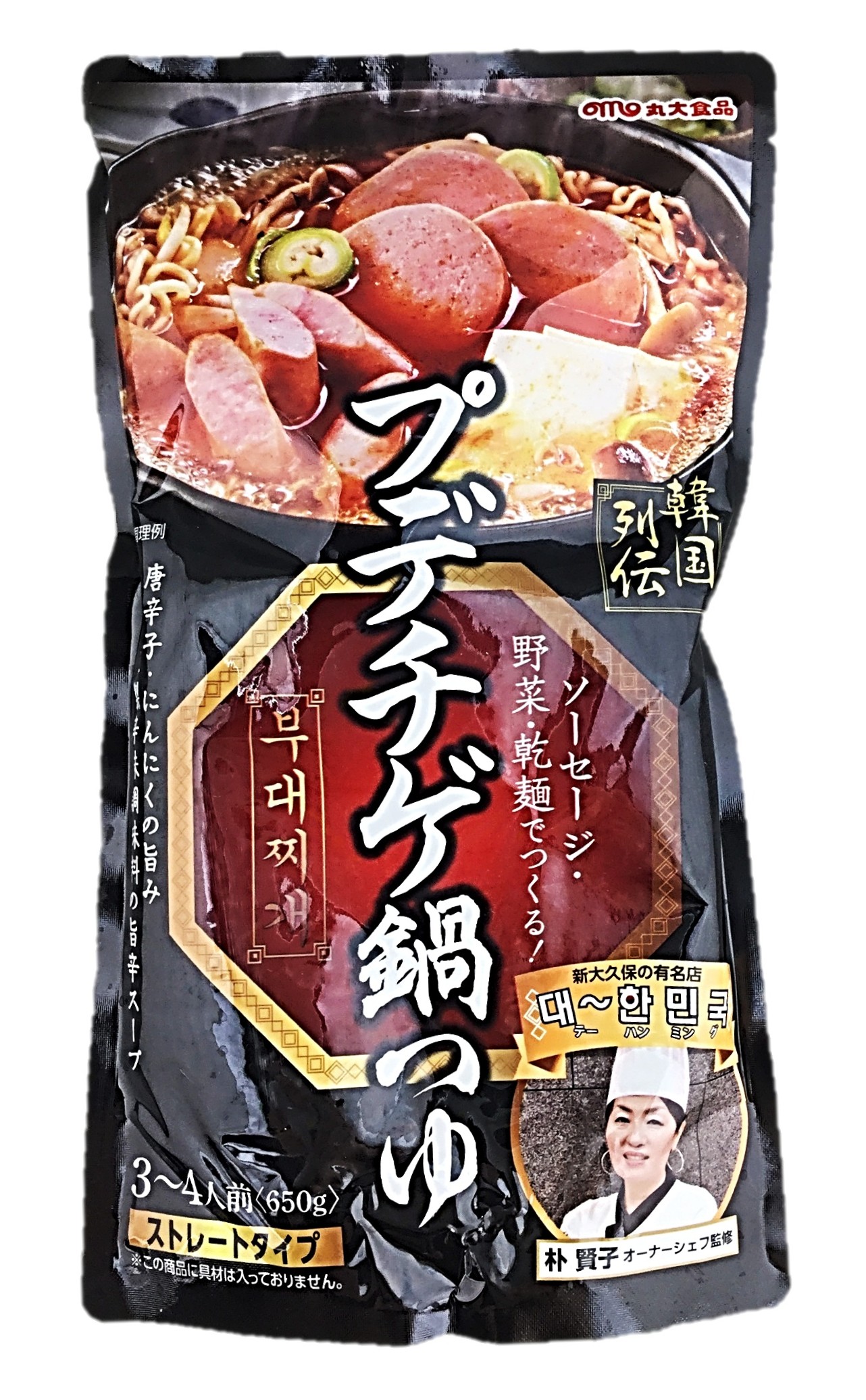 韓国列伝 プデチゲ鍋つゆ650g 丸大食