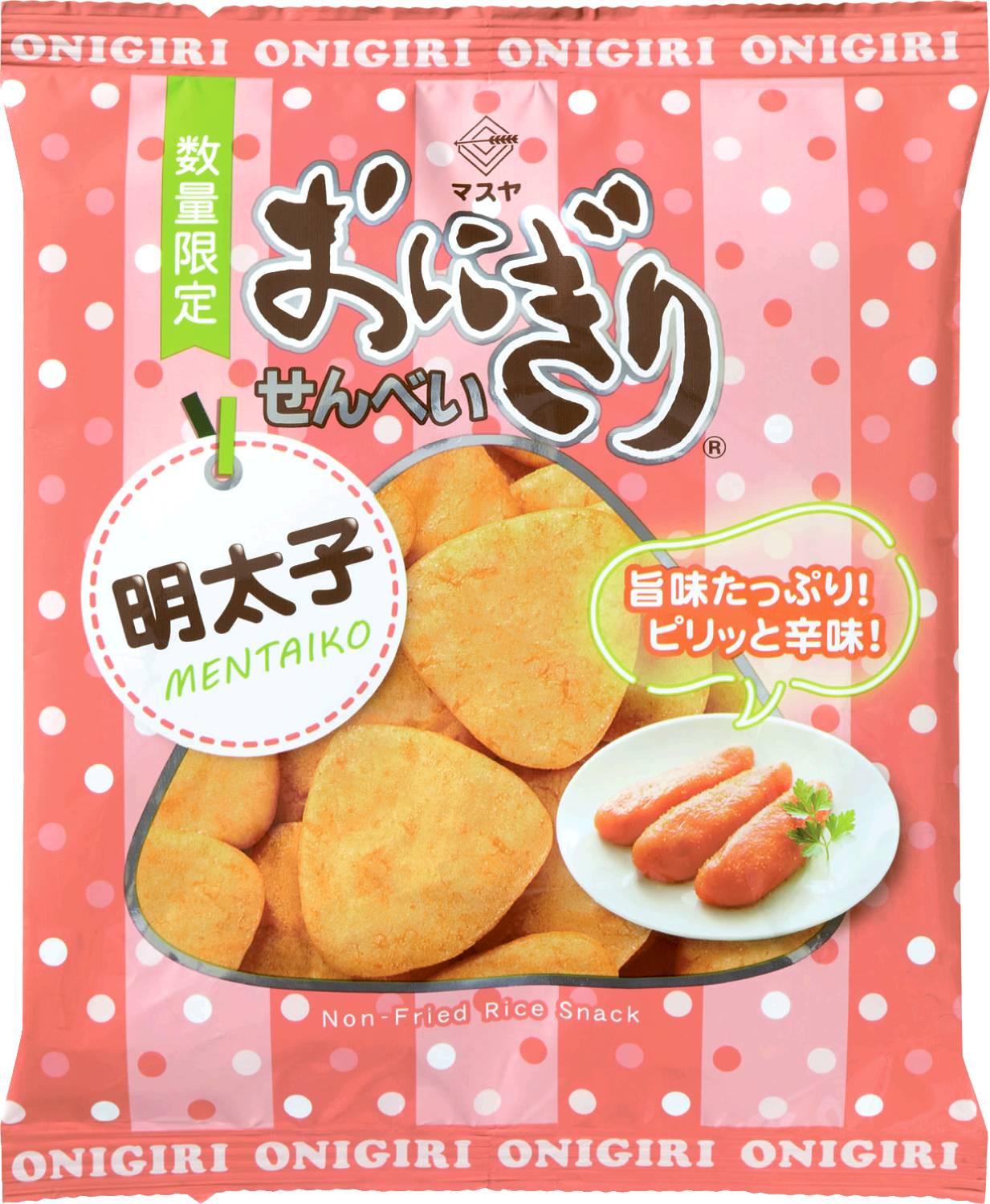 おにぎりせんべい明太子45g マスヤ