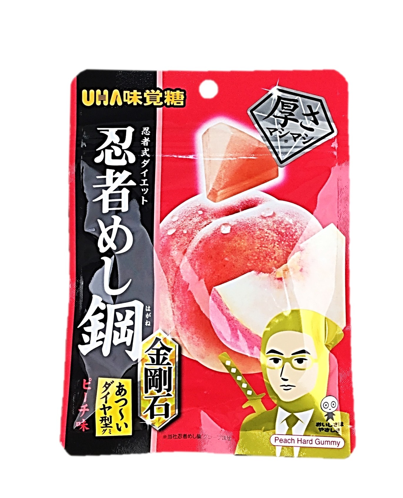 忍者めし鋼 金剛石 ピーチ45g 味覚糖