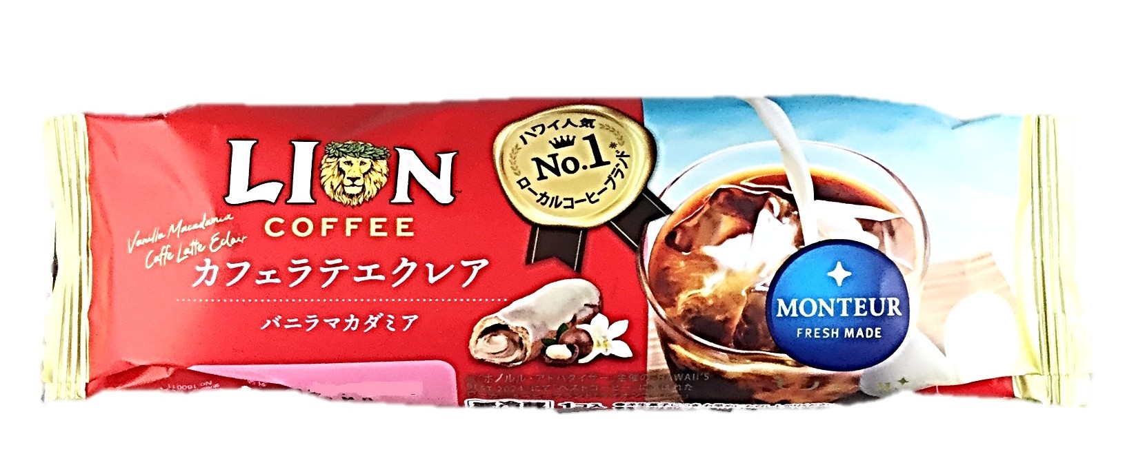 ライオンコーヒー・カフェラテエクレア1個