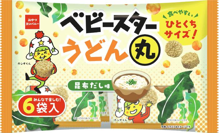 ベビースターうどん丸 昆布だし味120g