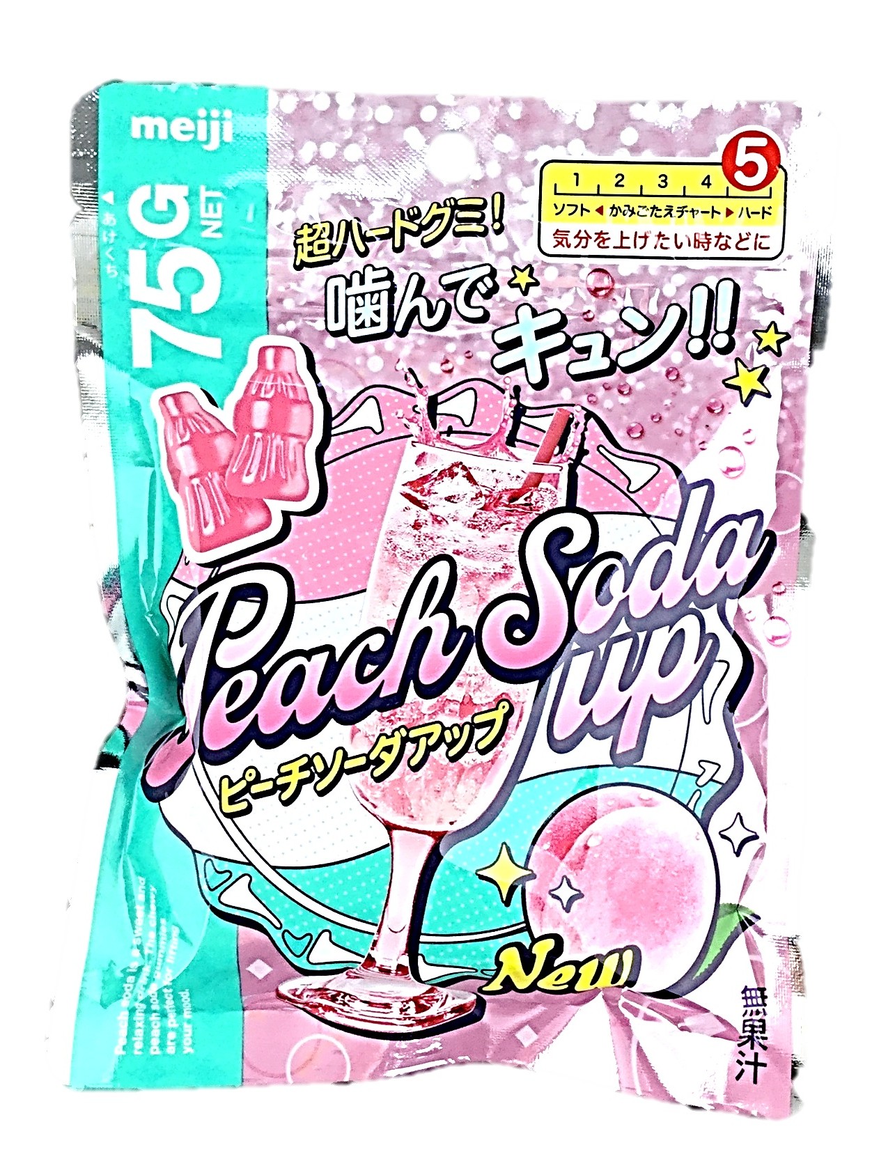 ピーチソーダアップ75g 明治