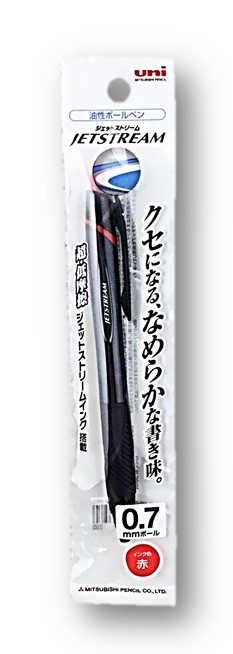 ジェットストリームBP07赤1本入 三菱鉛筆