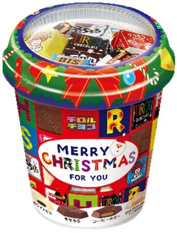 クリスマスカップ34個 チロルチョコ