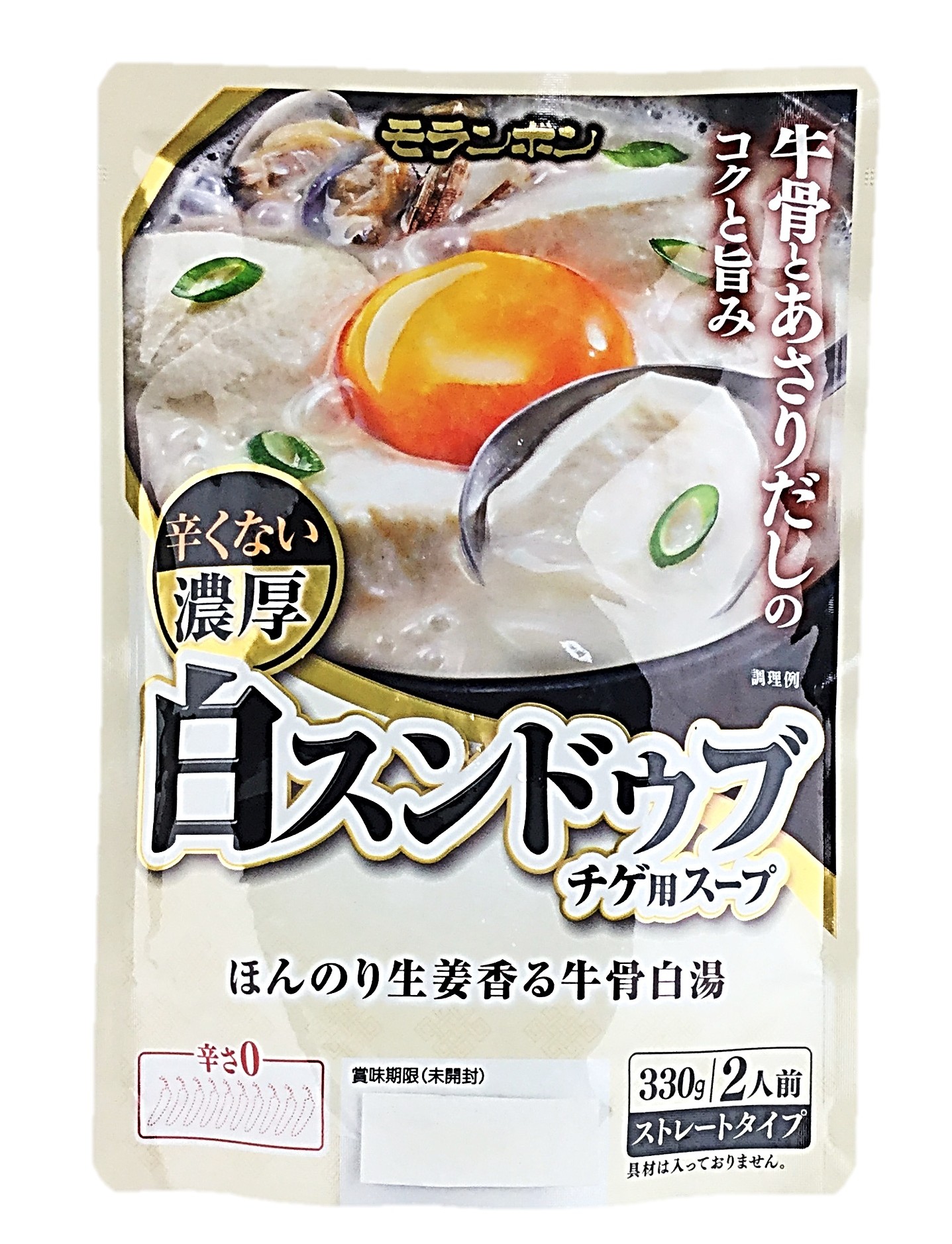 濃厚白スンドゥブチゲ用スープ330g モ