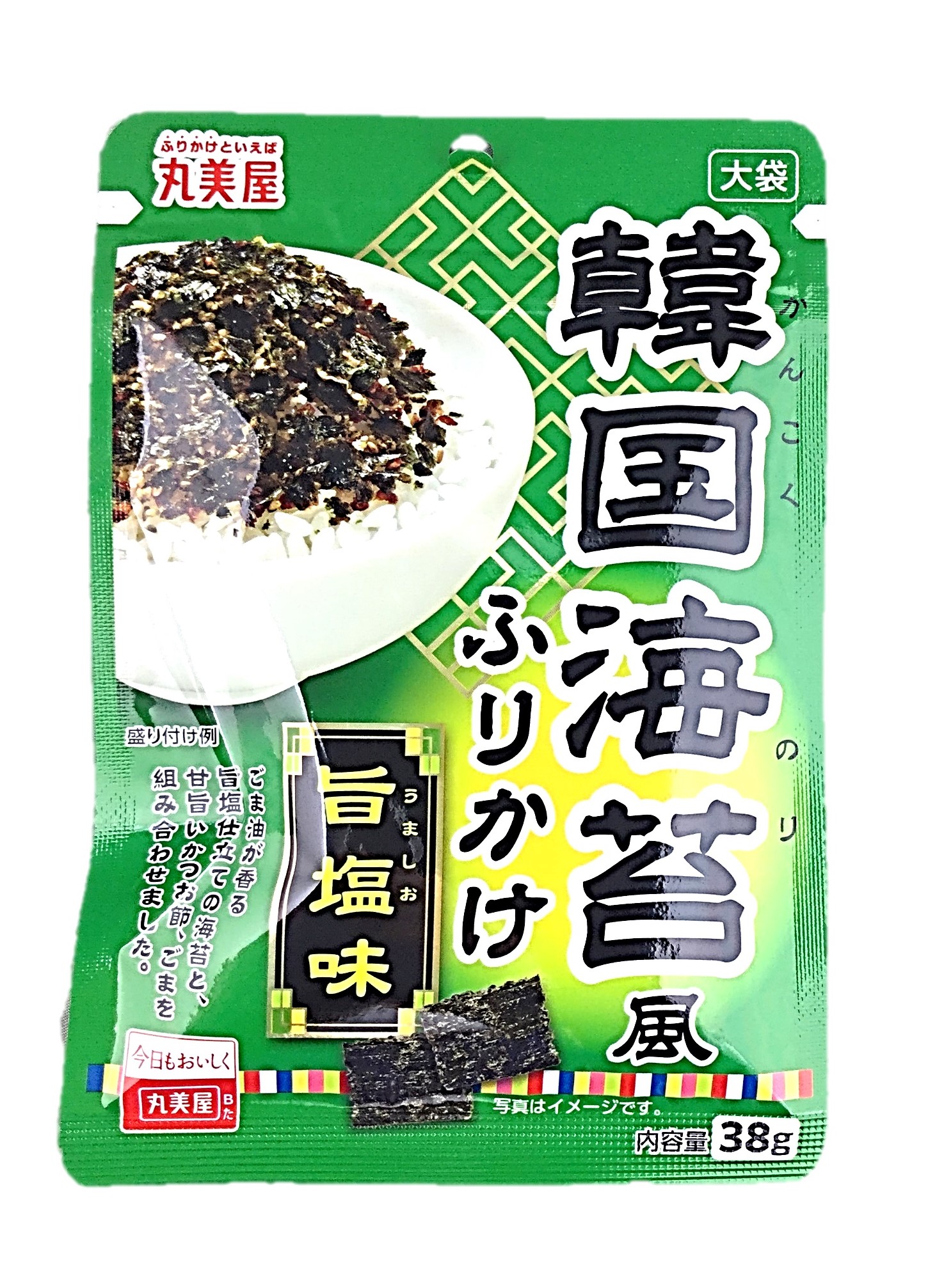 韓国海苔風ふりかけ 旨塩味 大袋38g