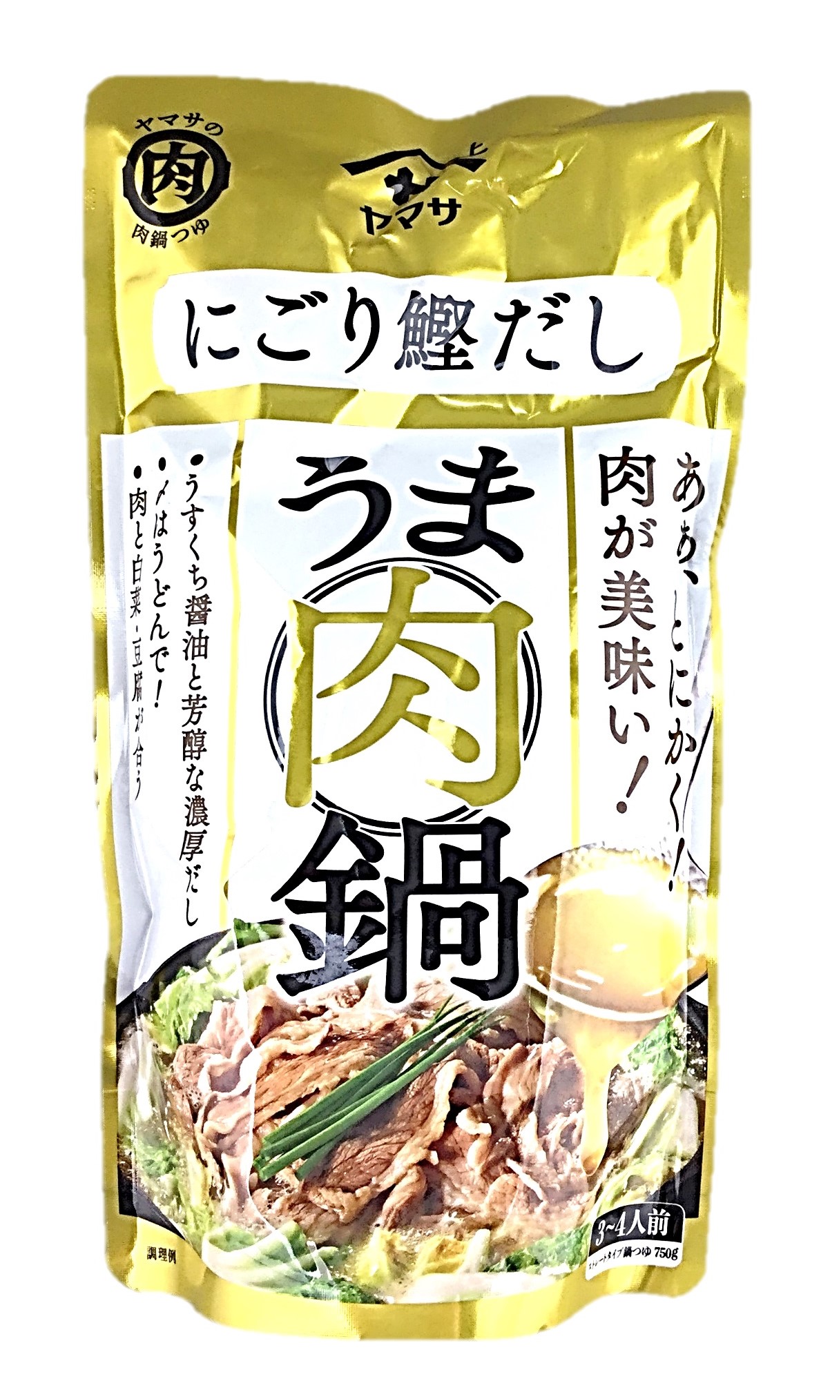 うま肉鍋つゆ にごり鰹だし 750g ヤ