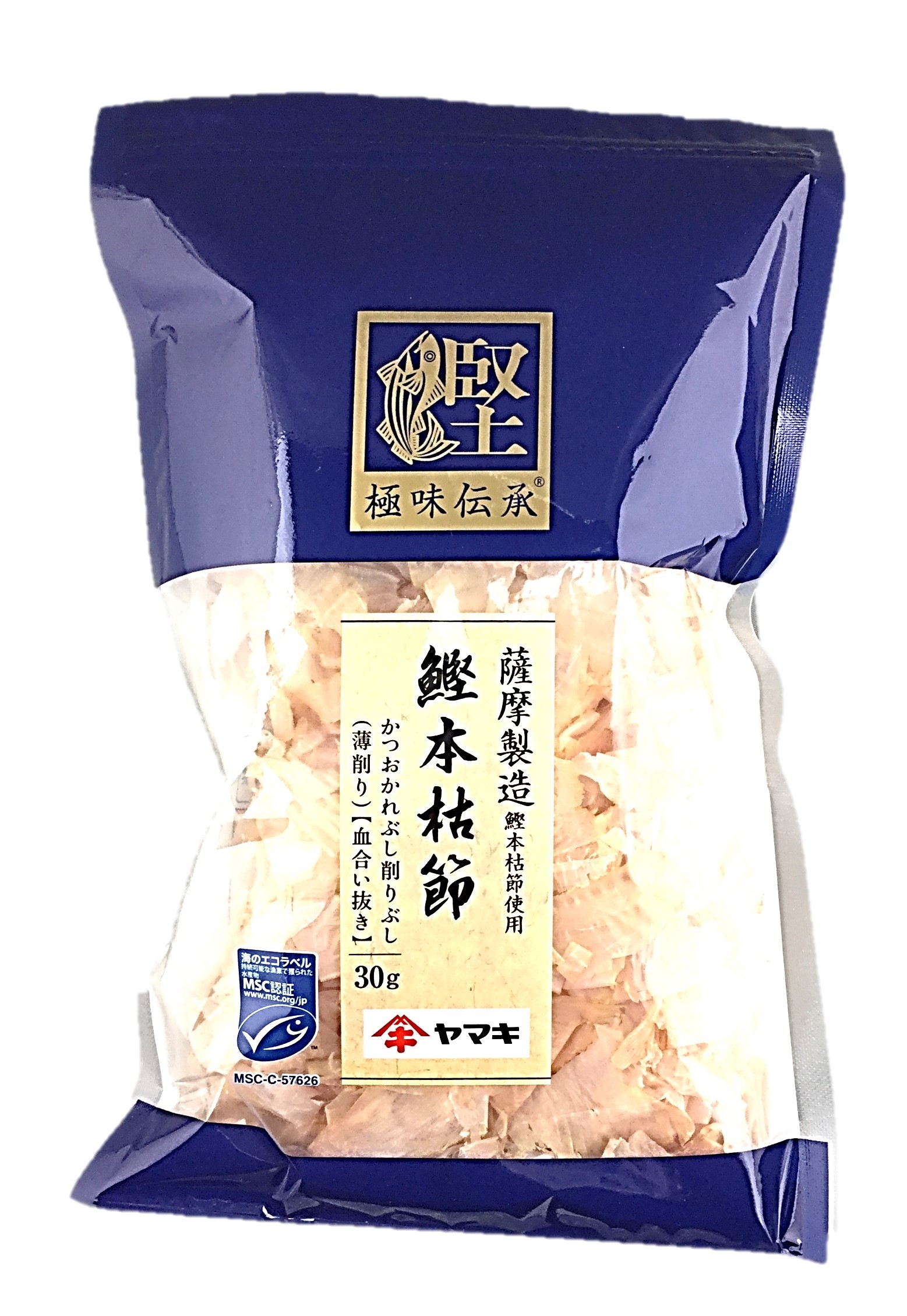 極味伝承鰹本枯節血合抜30g ヤマキ