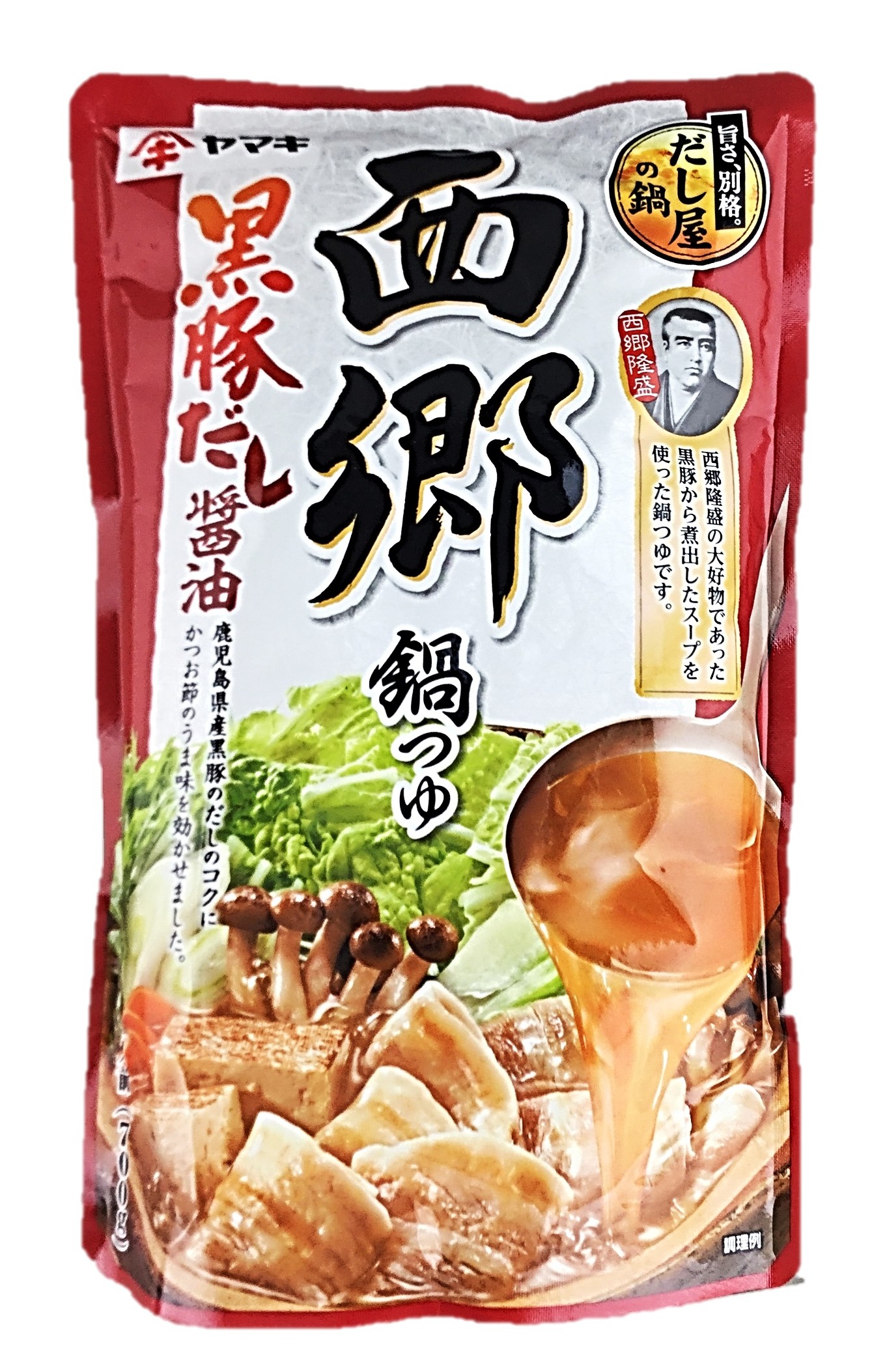 西郷鍋つゆ 黒豚だし醤油700g ヤマキ