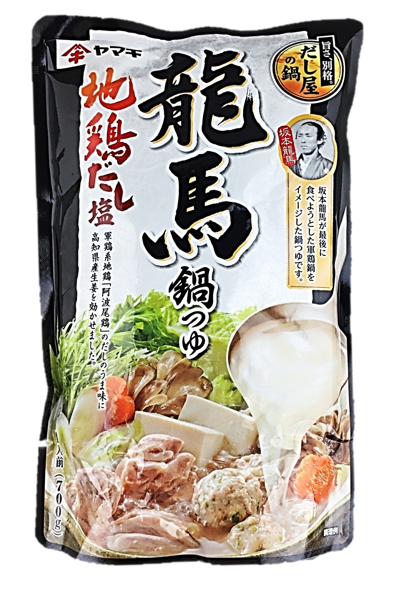 龍馬鍋つゆ 地鶏だし塩700g ヤマキ