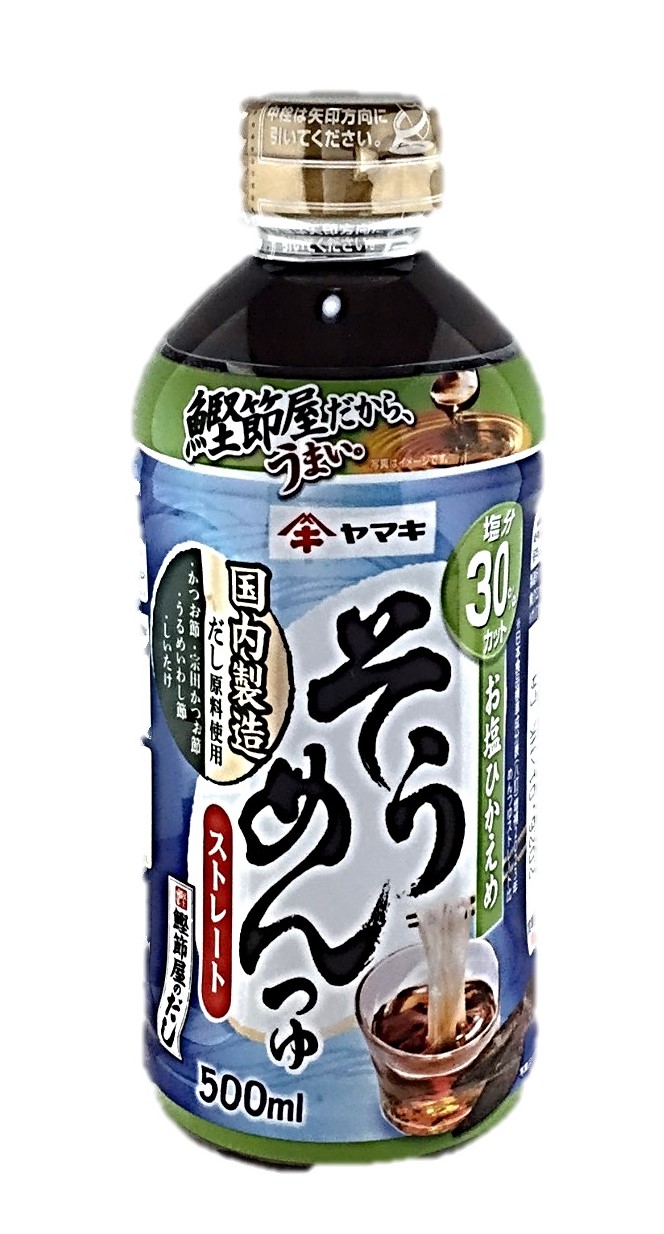 お塩ひかえめSTそうめんつゆ500ml
