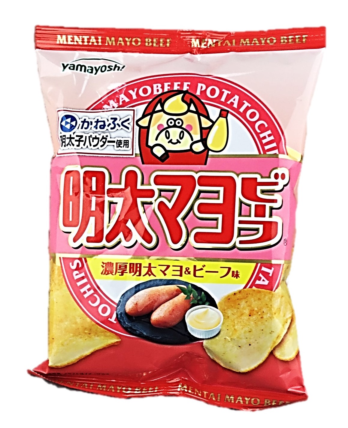 ポテトチップス 明太マヨビーフ47g 山