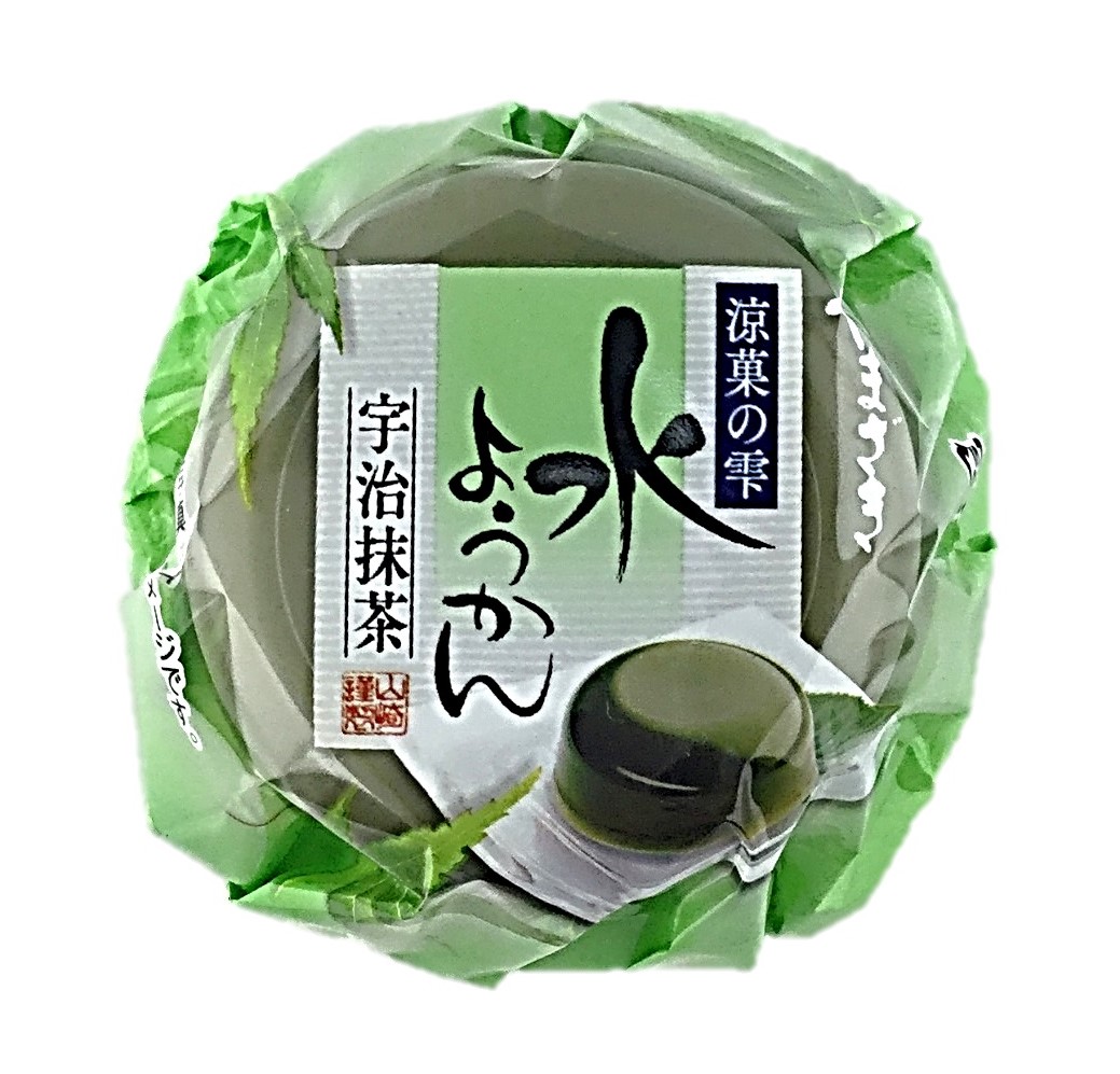 涼菓の雫 水ようかん宇治抹茶1個 ヤマザ
