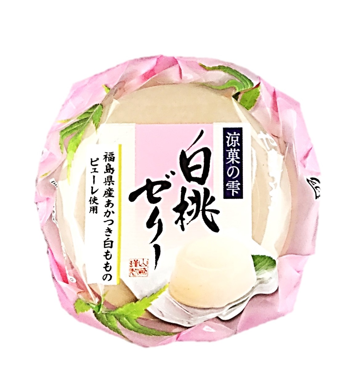 涼菓の雫 白桃ゼリー(福島県産あかつき白
