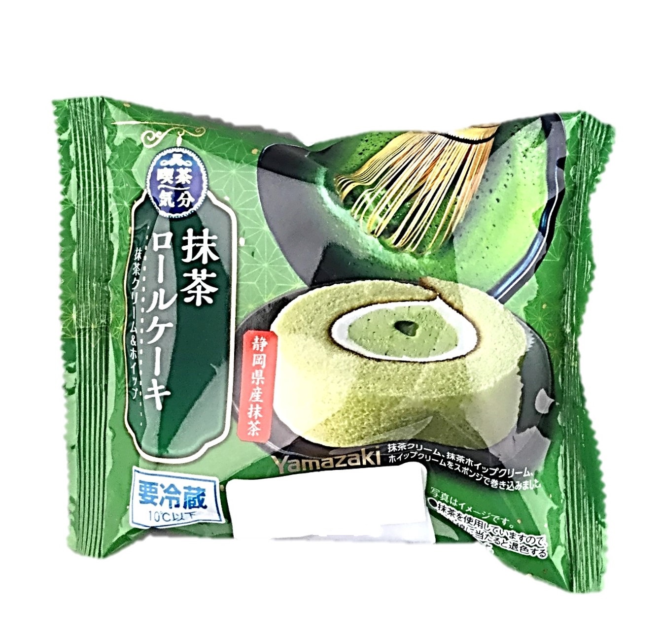 抹茶ロールケーキ1個 ヤマザキ