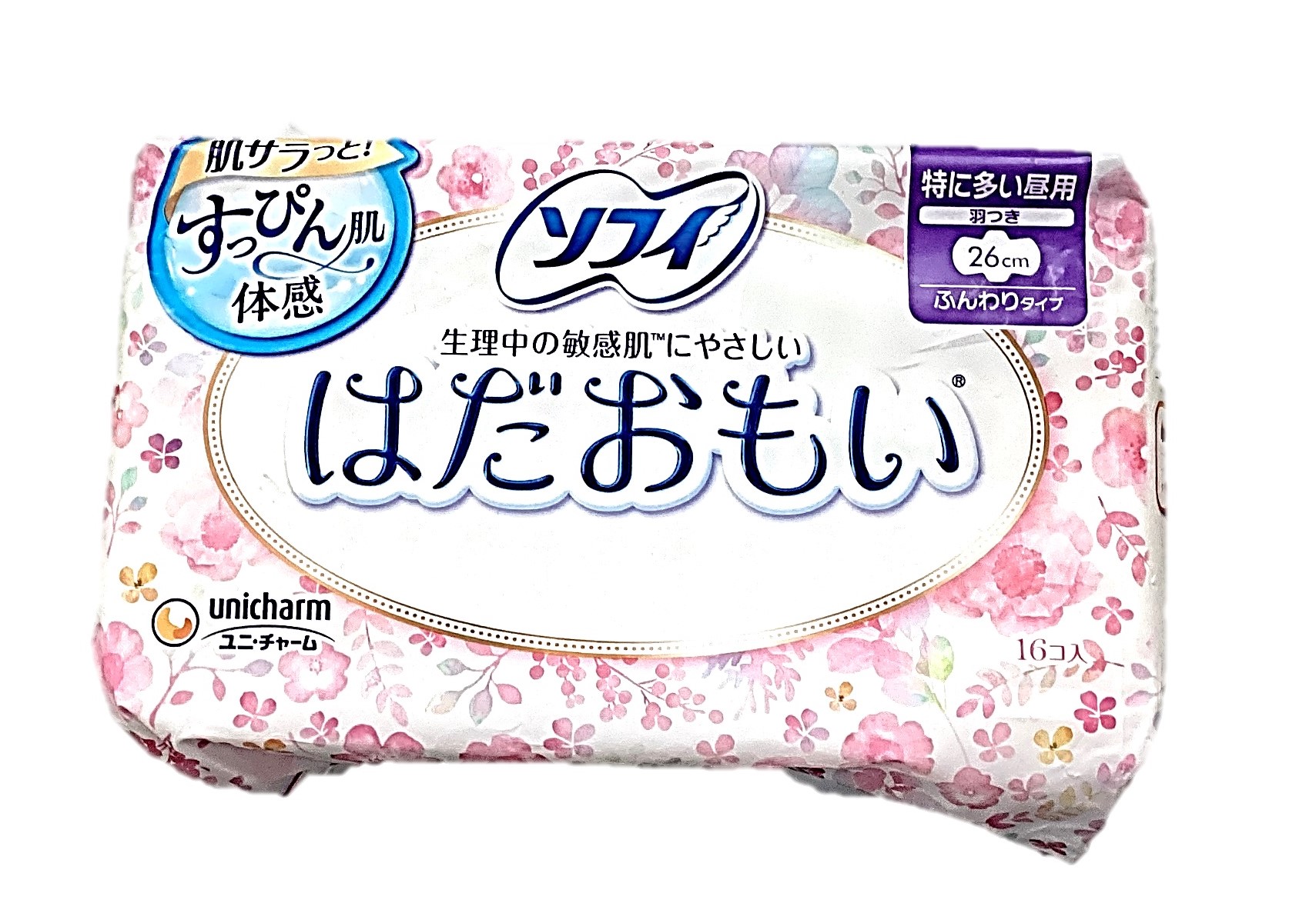 ソフィはだおもい長時間用羽つき16枚 ユ