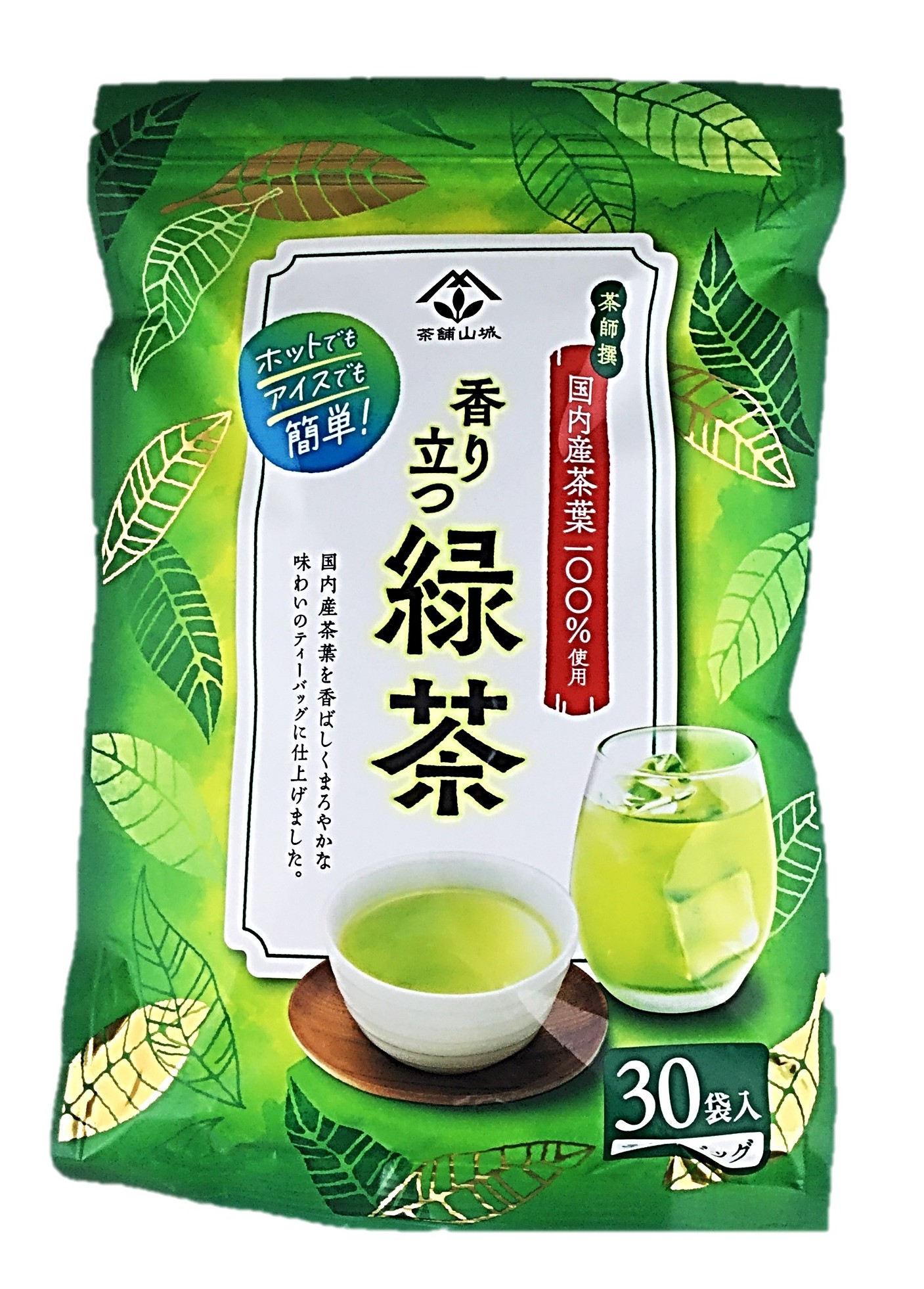 香り立つ緑茶ティーバッグ5g×30袋 山