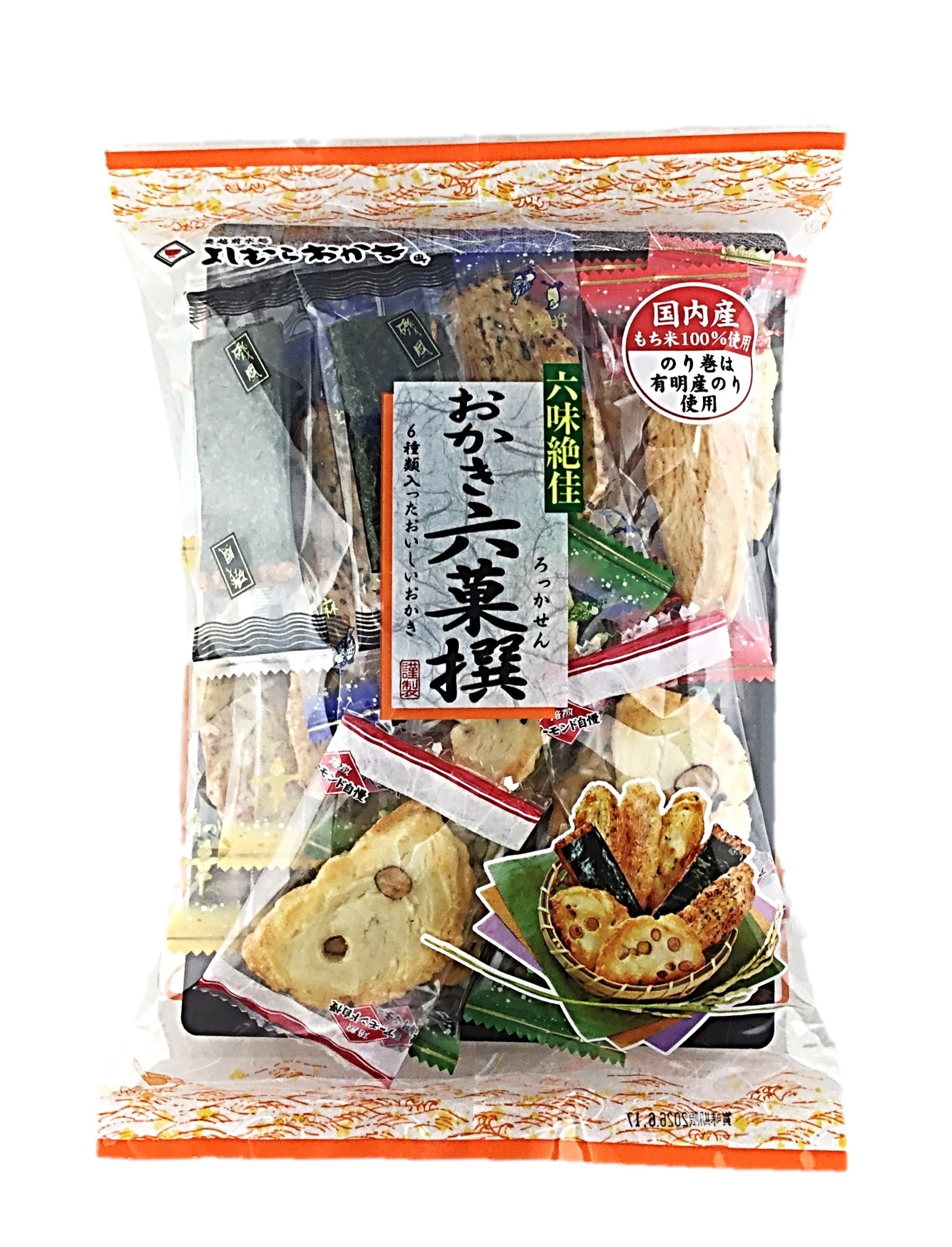 おかき六菓撰16枚 吉村甘露堂