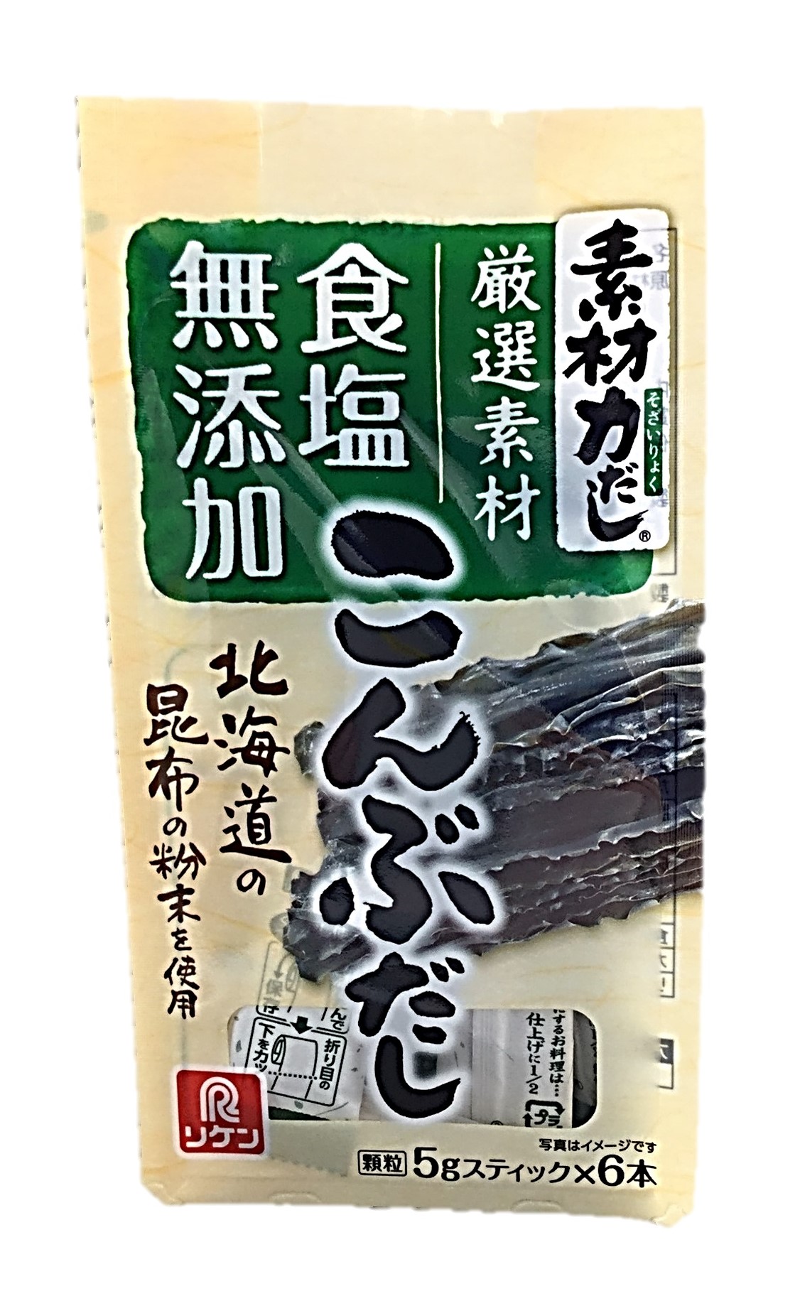 素材力だし こんぶだし 6本30g 理研