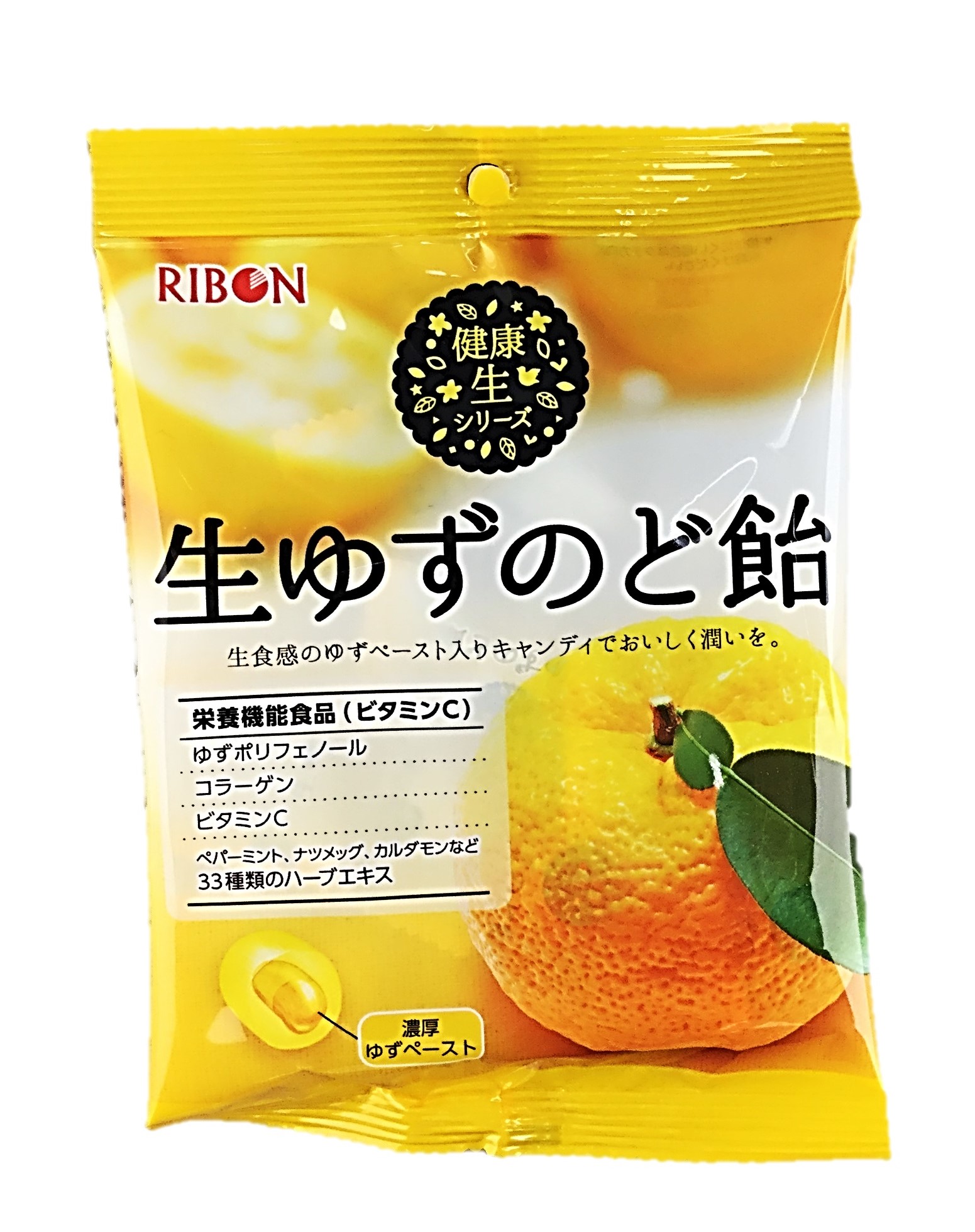 生ゆずのど飴78g リボン