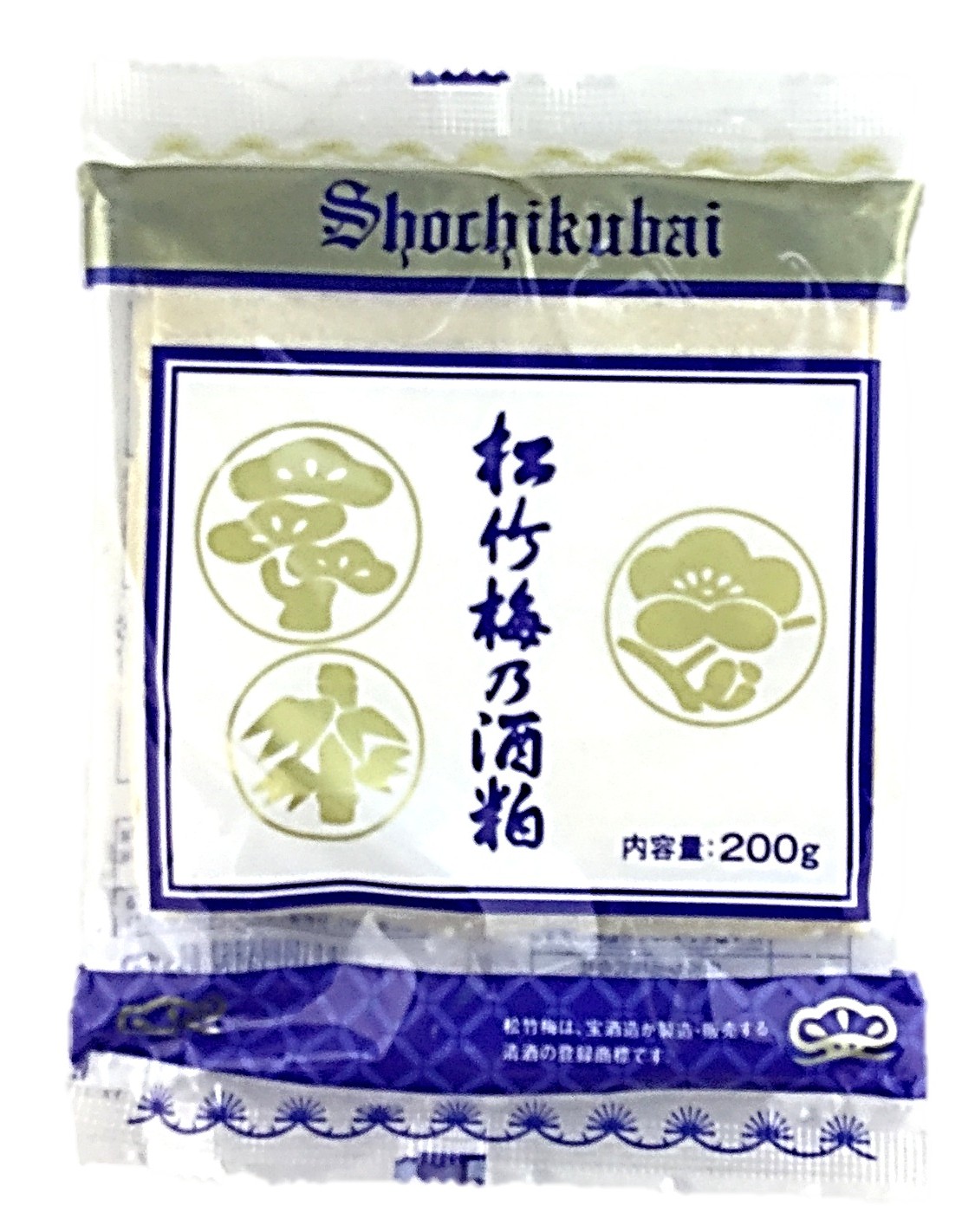 松竹梅乃酒粕200g 中房食品