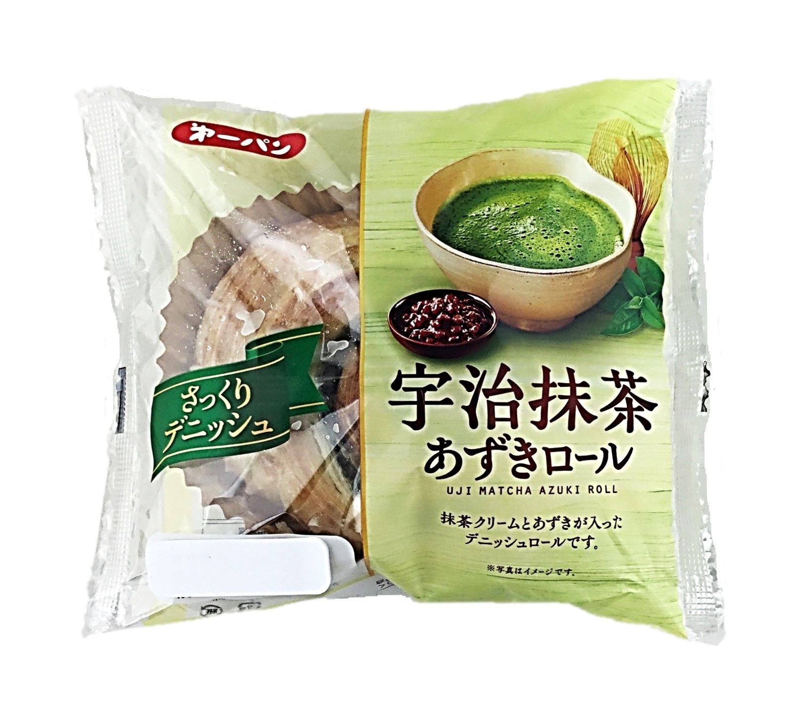 宇治抹茶あずきロール1個 第一パン