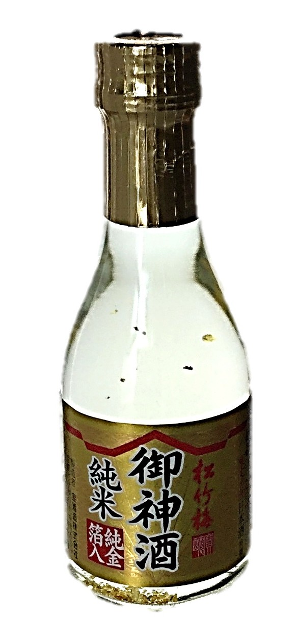 松竹梅 特選 御神酒 純米金箔入180m