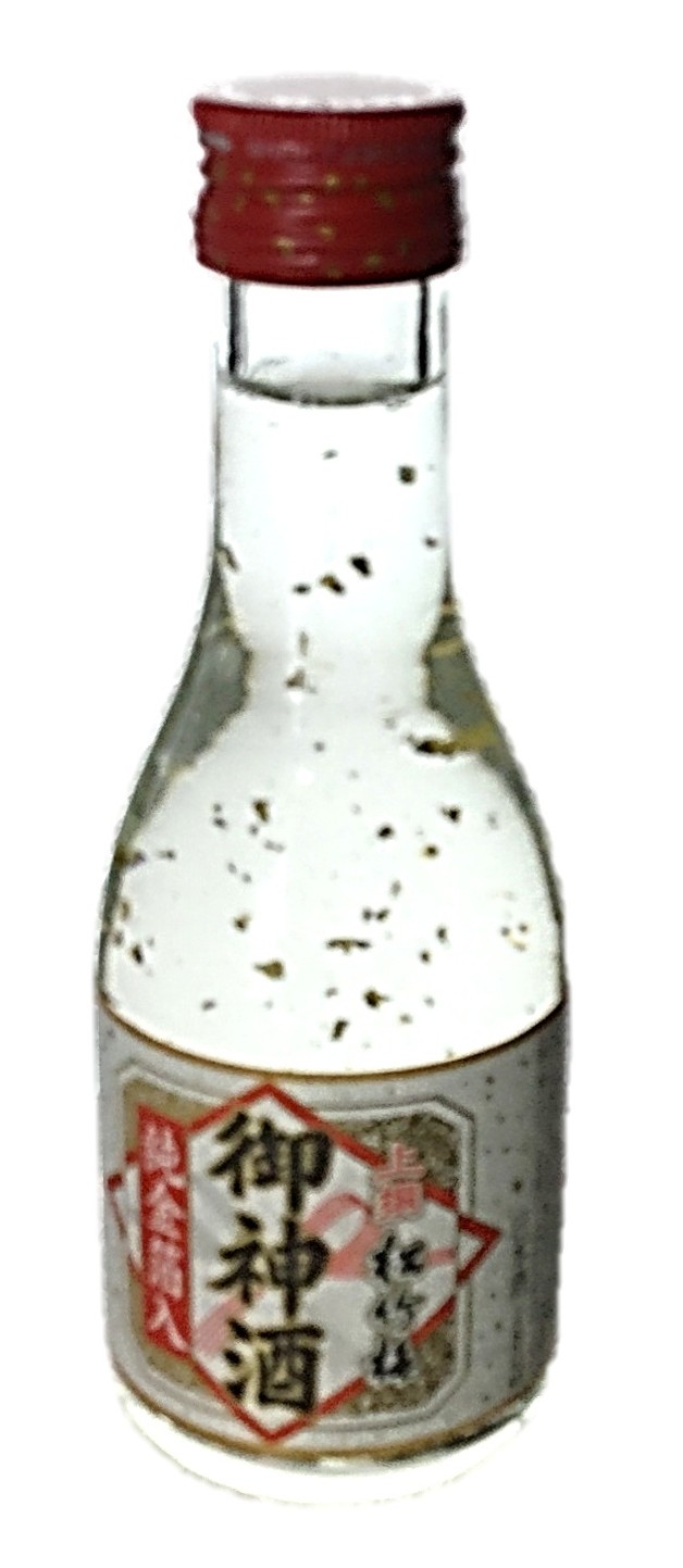松竹梅 上撰 御神酒 純金泊入180ml