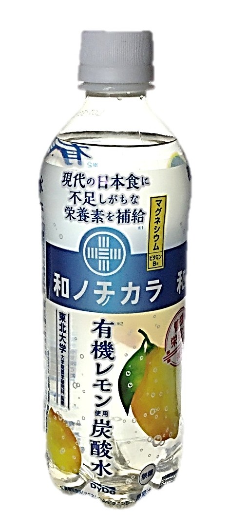 和ノチカラ 有機レモン使用炭酸水500m