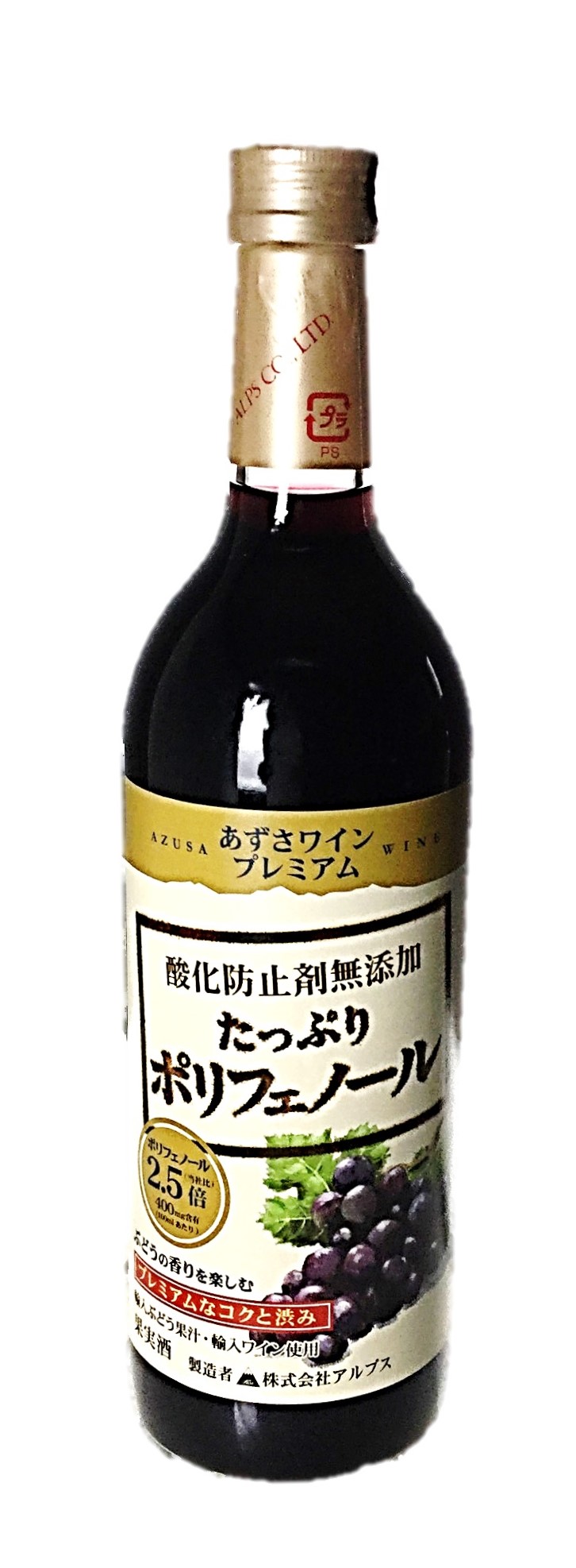 あずさワインプレミアム 赤 瓶720ml