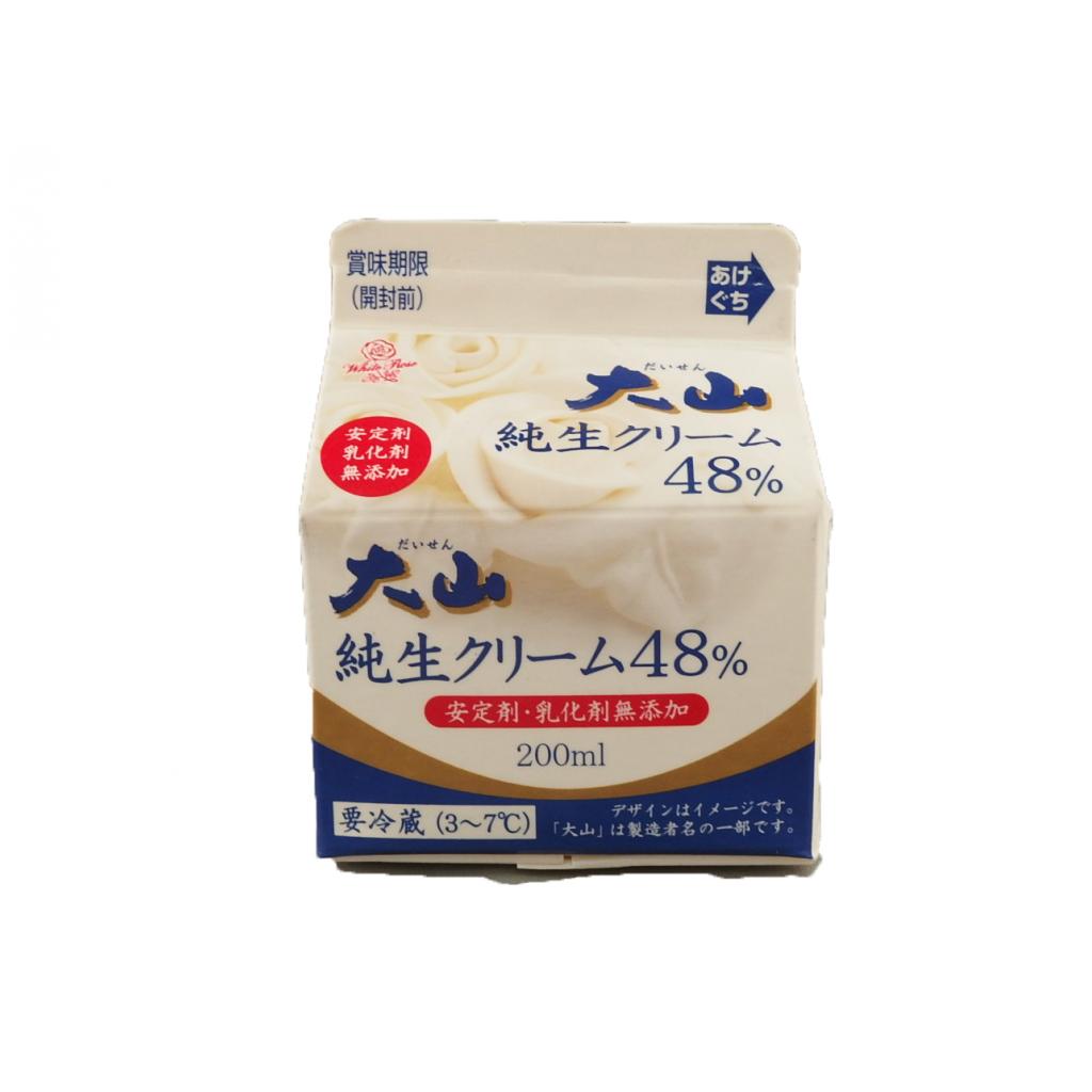 大山純生クリーム48%200ml 大山乳業