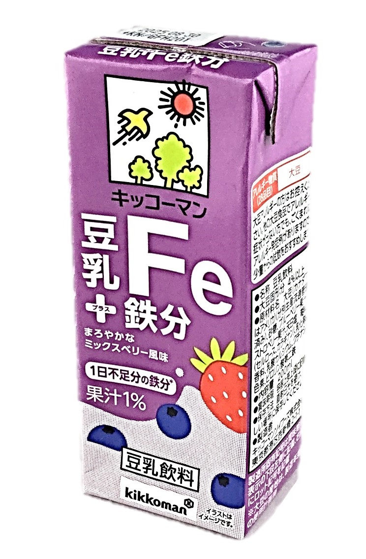 豆乳+鉄分200ml キッコーマン