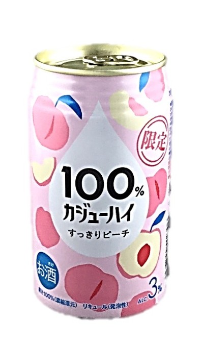 100%カジューハイ すっきりピーチ34