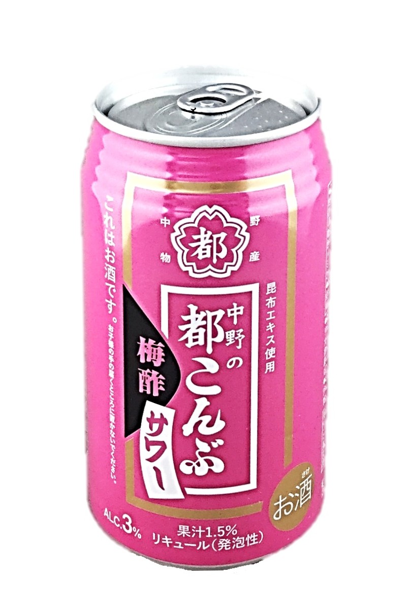 都こんぶ梅酢サワー350ml 富永貿易