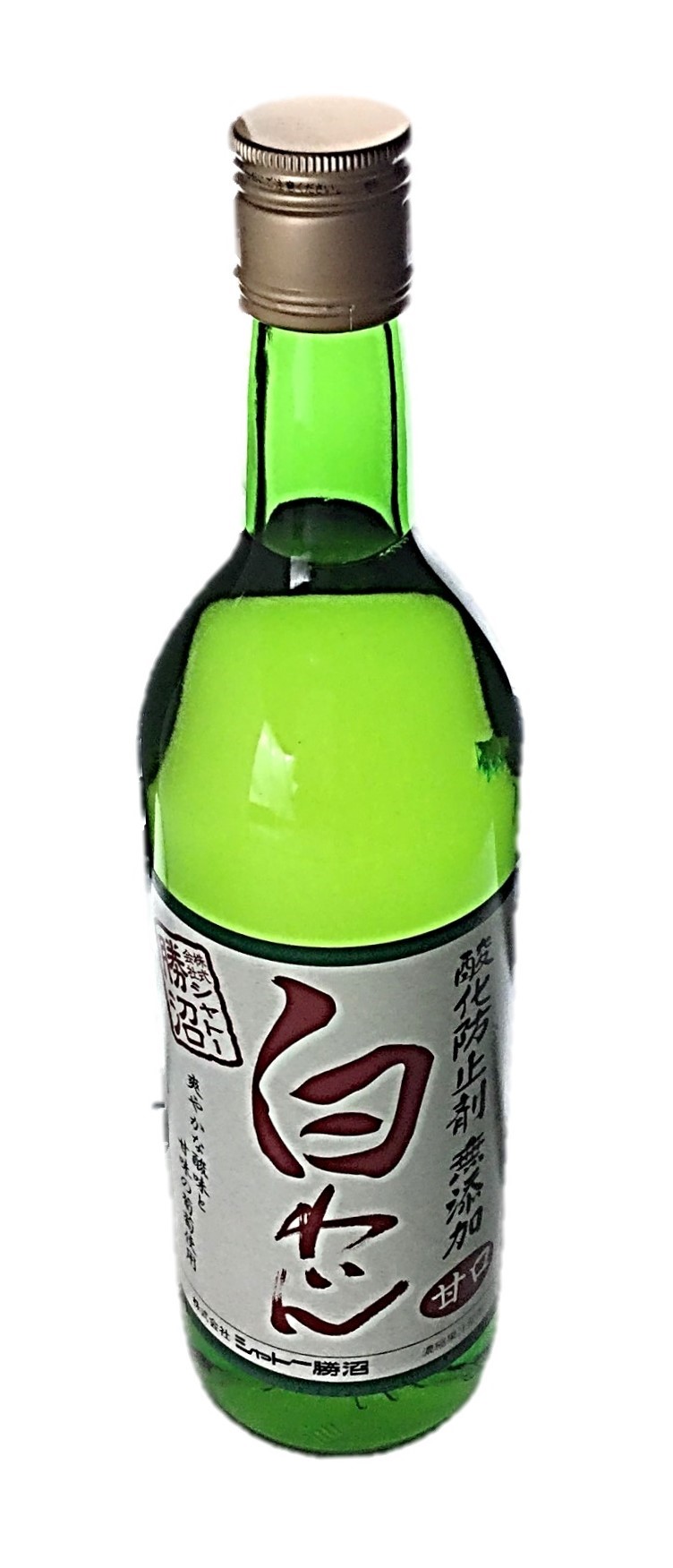 シャトー勝沼無添加白ワイン甘口720ml