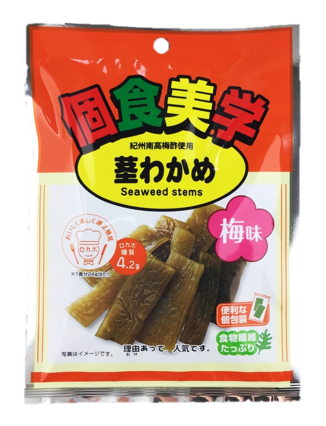 個食美学茎わかめ梅味24g 壮関