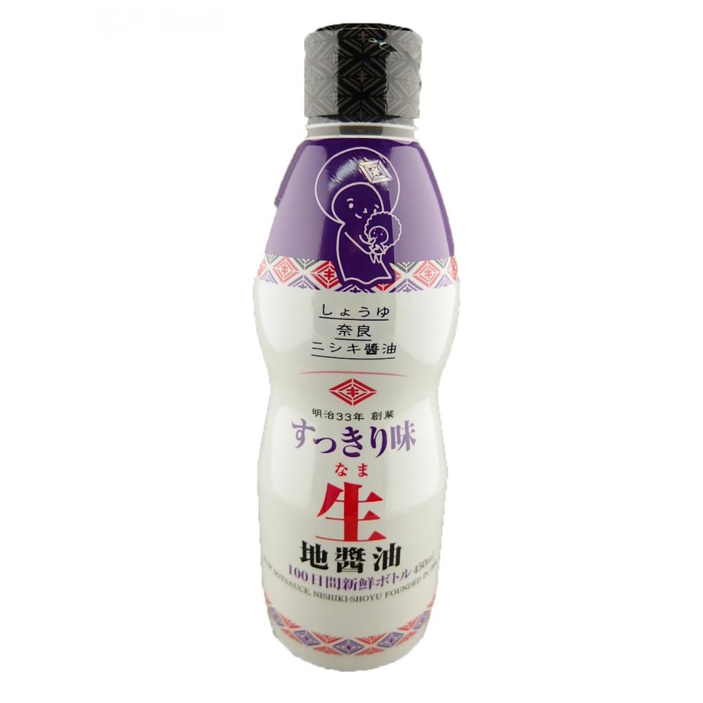 すっきり味生地醤油新鮮ボトル450ml