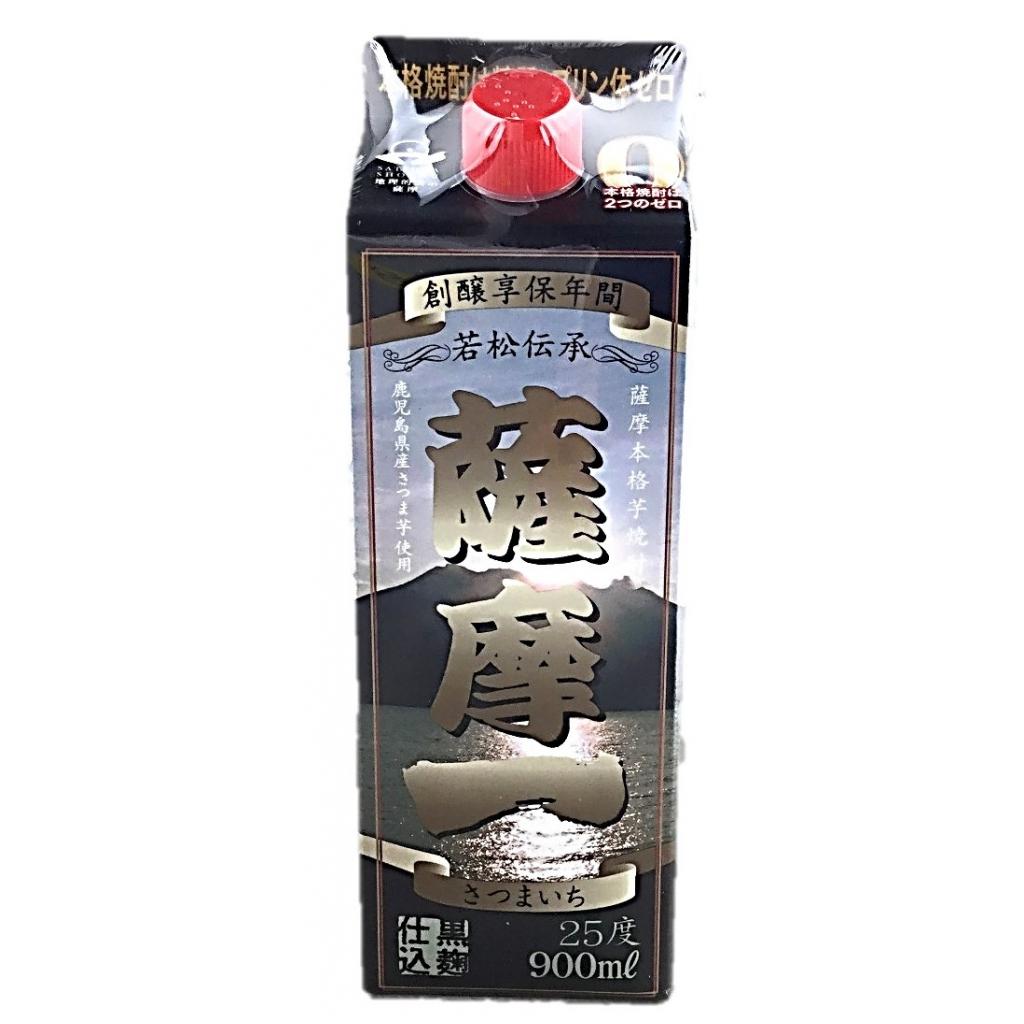 25°薩摩一パック900ml 若松酒造
