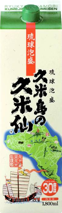 30℃ 久米島の久米仙 パック1800m