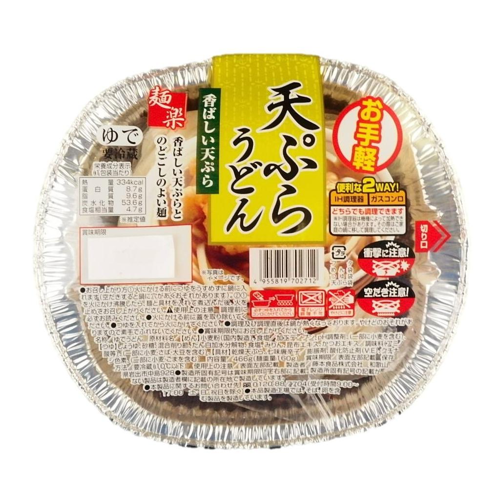 L鍋天ぷらうどん1P めん楽