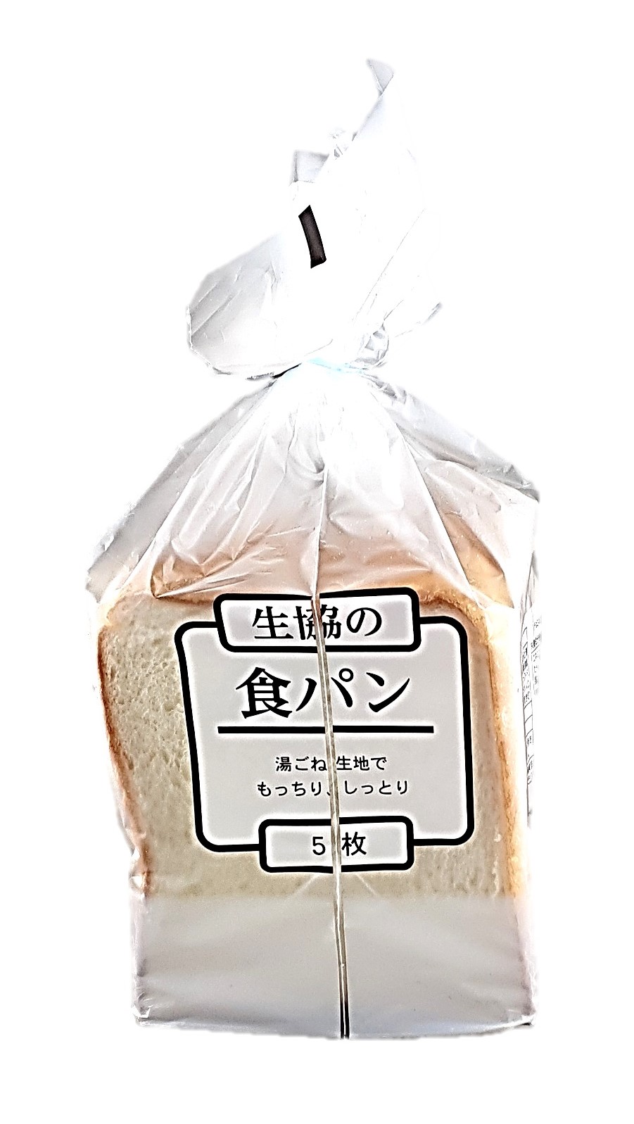 生協の食パン5枚 巽製粉