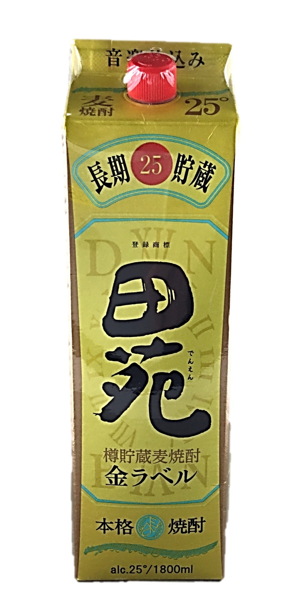 麦焼酎 田苑金ラベル 25°1800ml