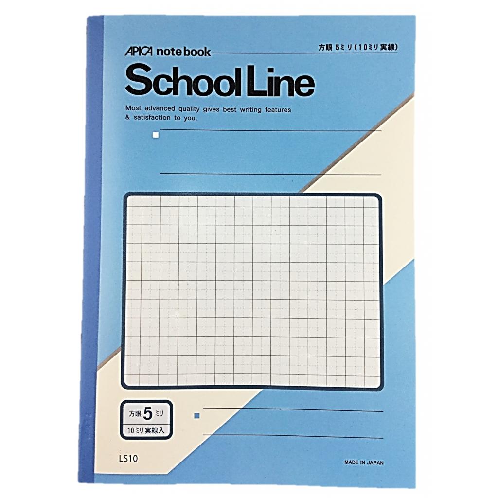スクールライン 方眼5ミリB5 30枚 アピカ
