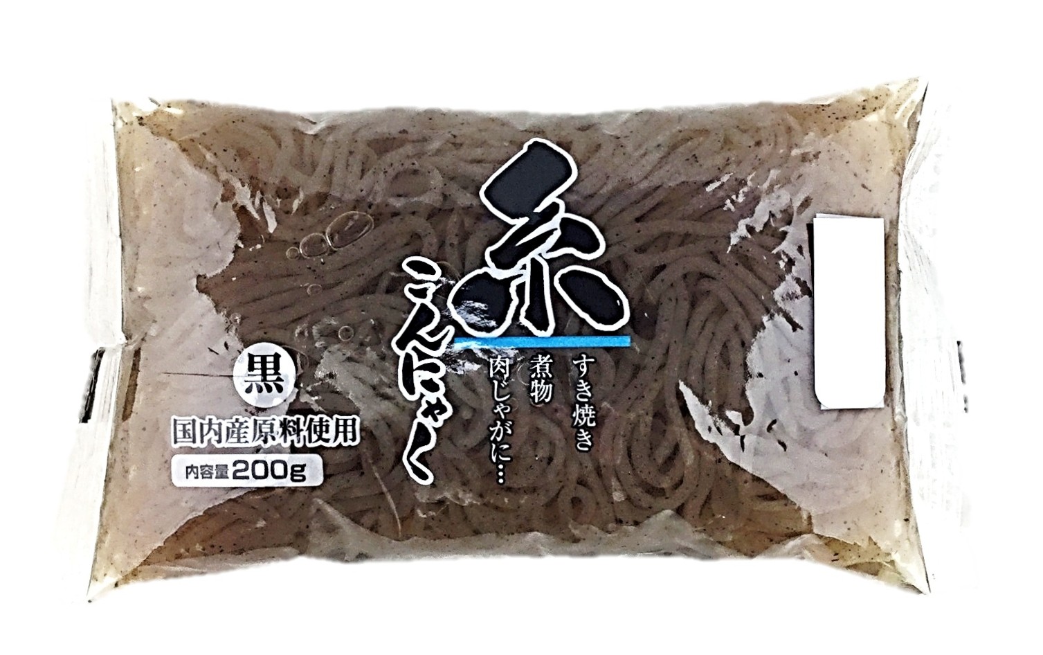 糸こんにゃく(黒)200g 若草食品