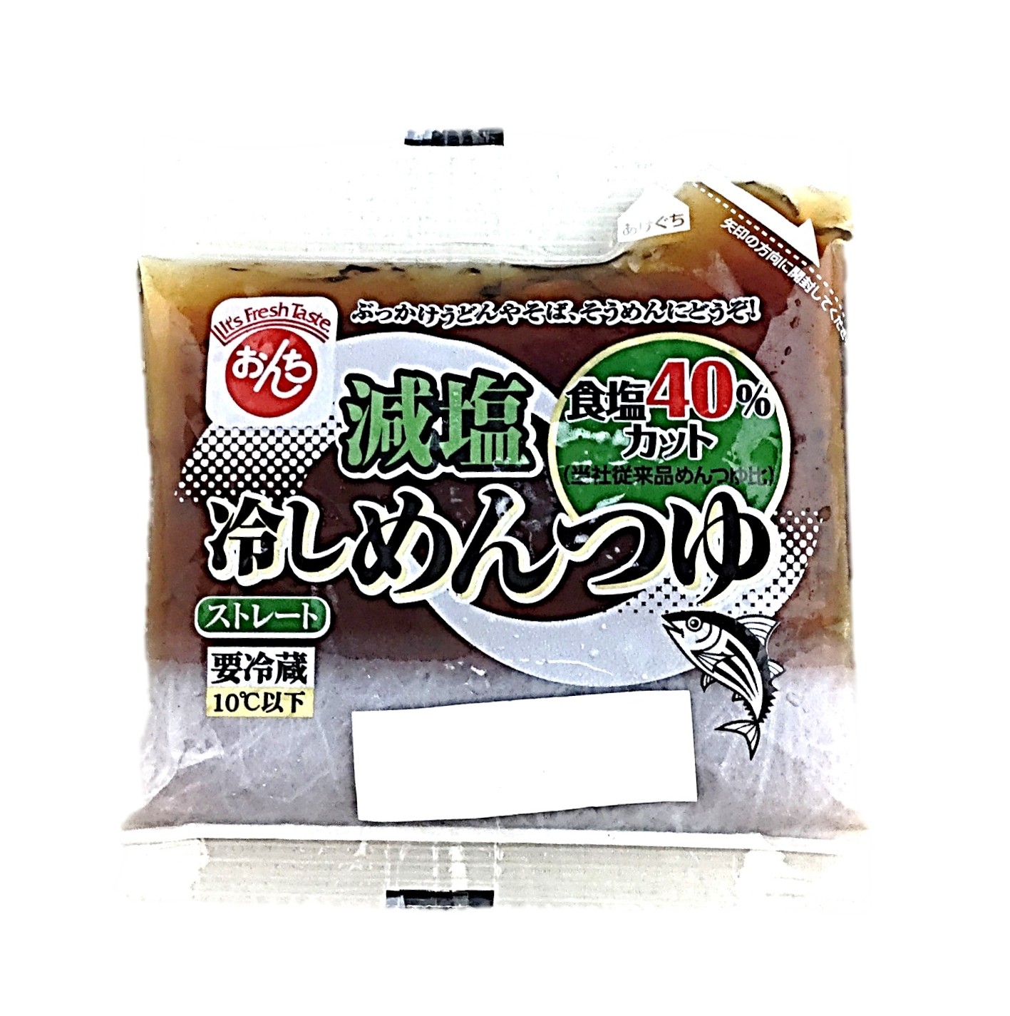 減塩冷しめんつゆ120g 恩地食品
