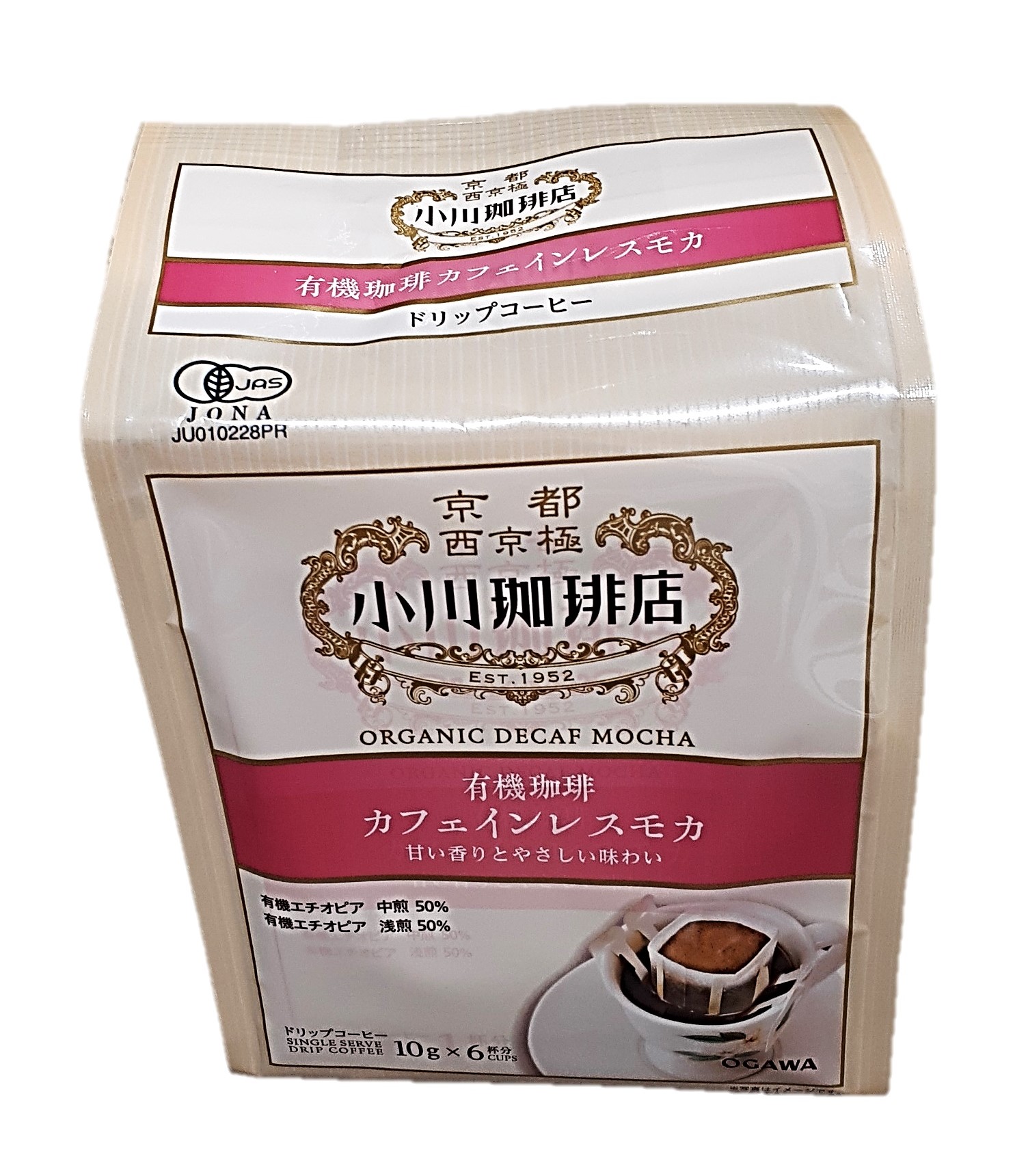 小川珈琲店 有機珈琲 カフェインレスモカ