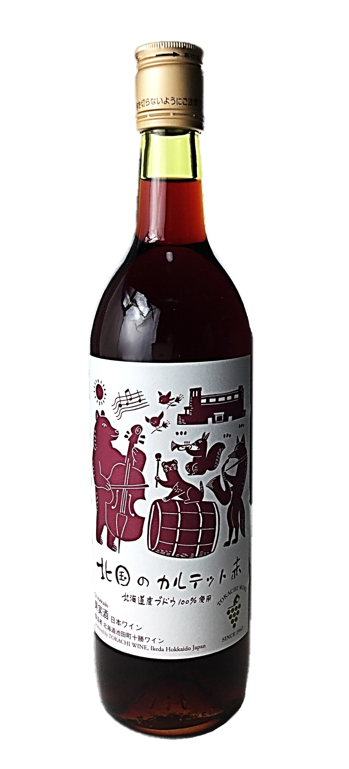 北国のカルテット 赤720ml 十勝ワイ