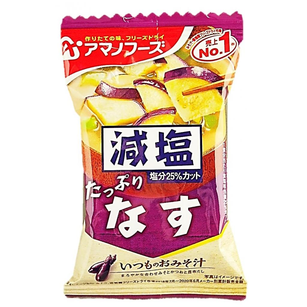 減塩いつものおみそ汁 なす1食9.0g