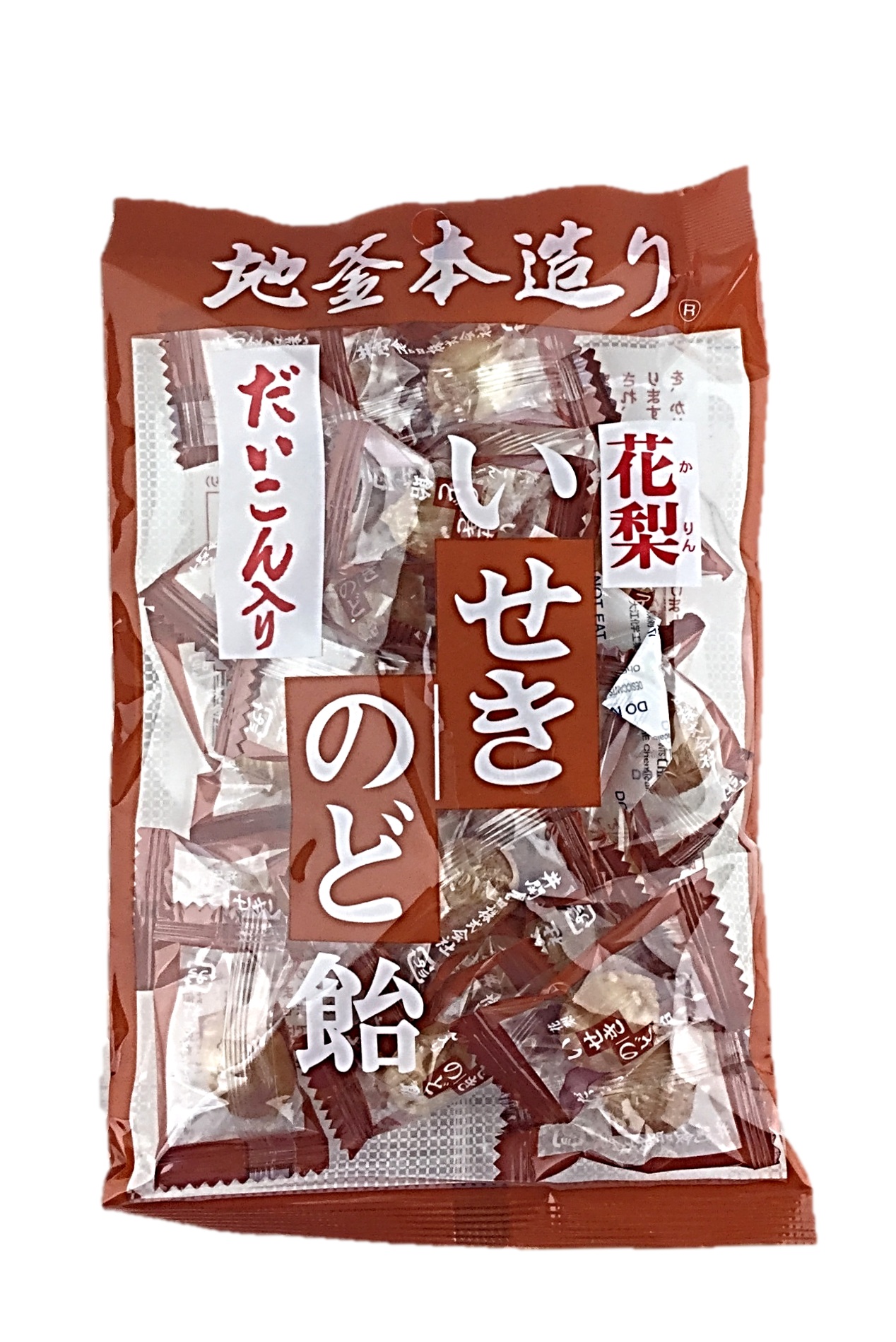 だいこん入かりんのど飴100g 井関食品