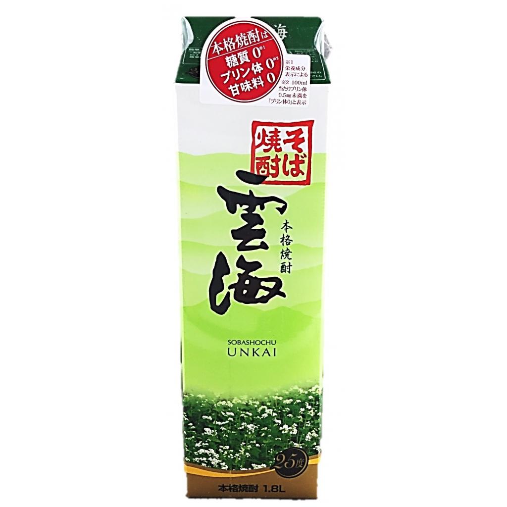 そば焼酎雲海1800ml 雲海酒造